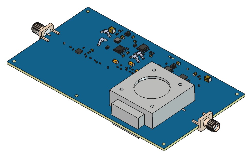 10 W GaN power amplifier, 5 to 6 GHz