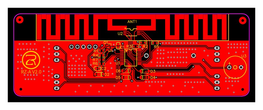 Active UHF RFID tag, 866 MHz