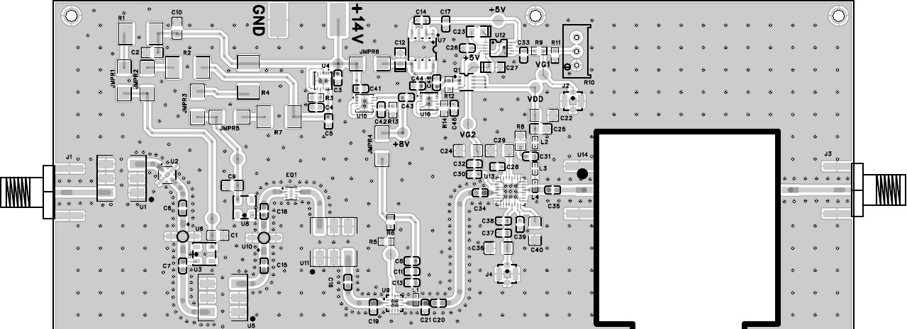 2.7 GHz S band power amplifier